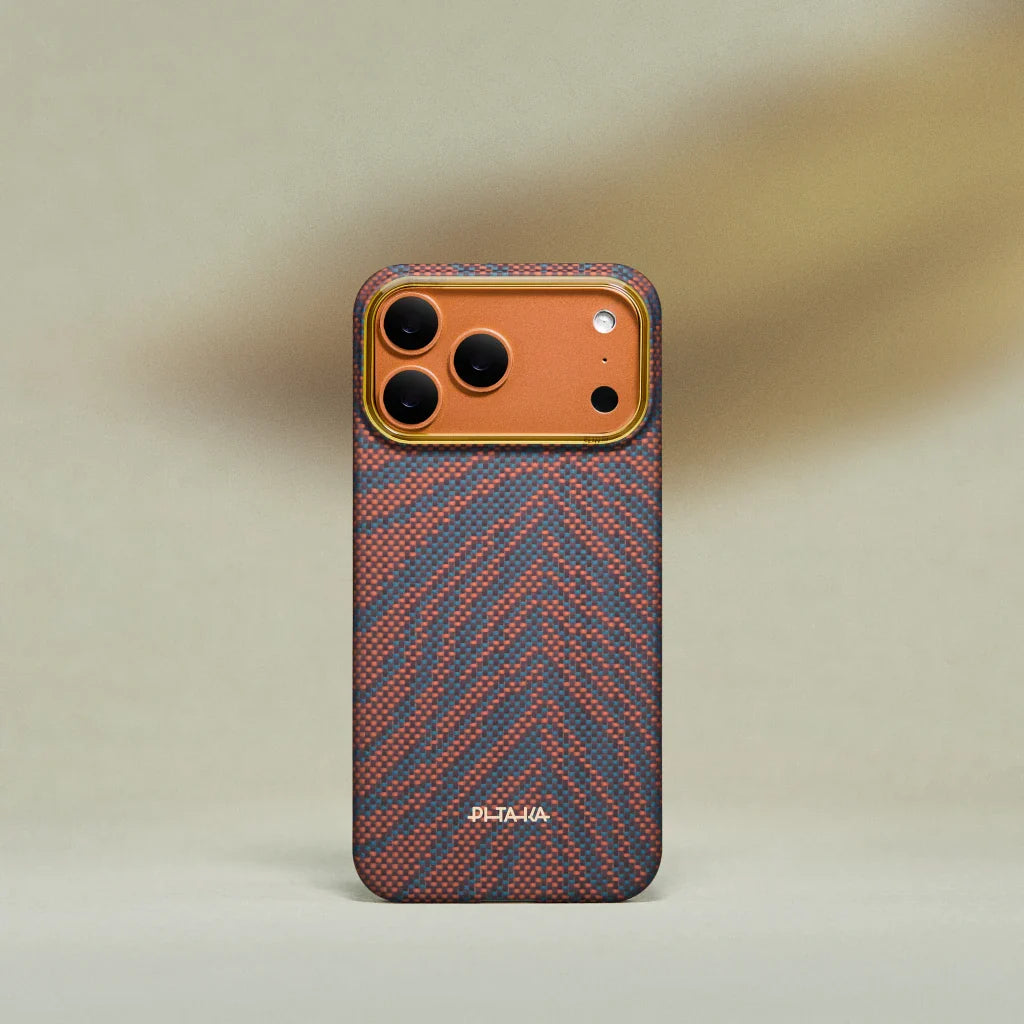 iPhone 17 Pro Edge Case Burning Orange (PitaTap™)
