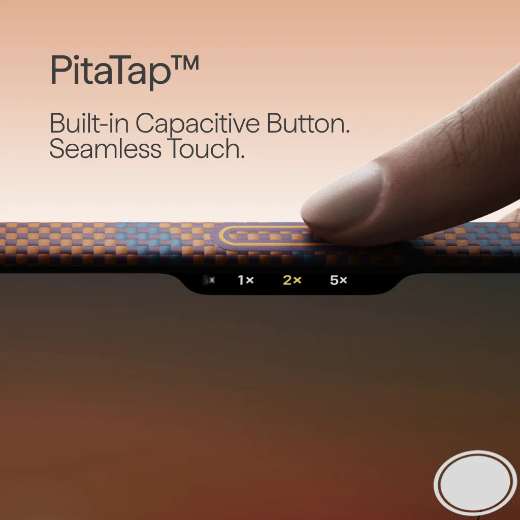 iPhone 17 Pro Edge Case Burning Orange (PitaTap™)