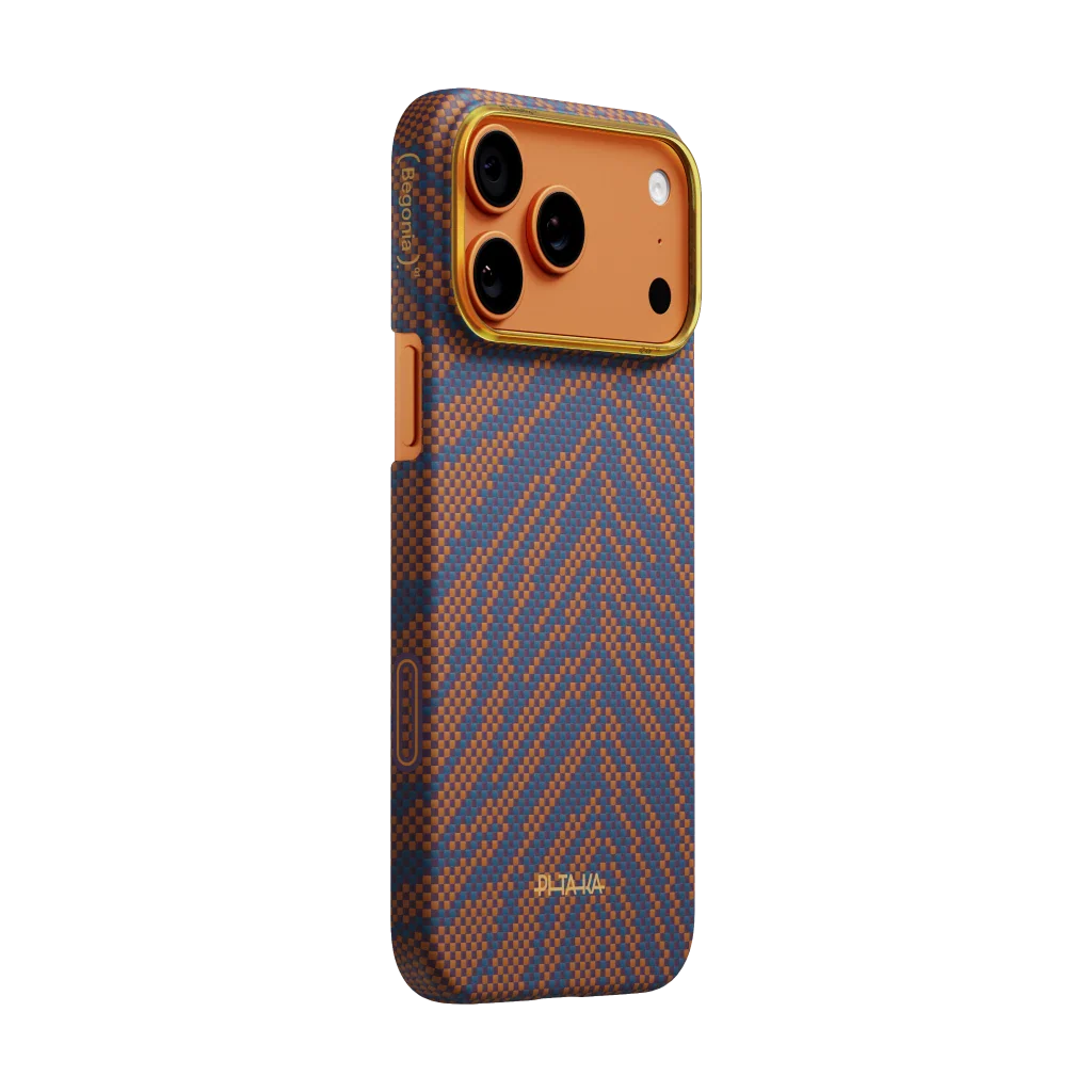 iPhone 17 Pro Edge Case Burning Orange (PitaTap™)