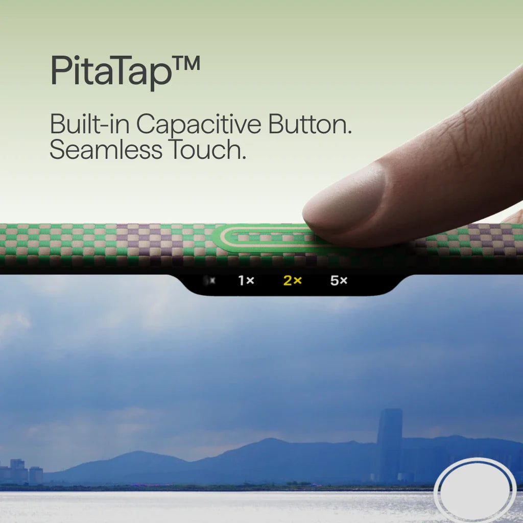 iPhone 17 ProMax PITAKA Edge Case – Sprout Surge (PitaTap™)