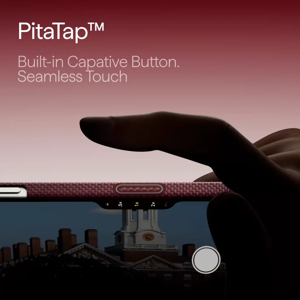 iPhone 17 Pro Edge Case Harvard Crimson (PitaTap™)