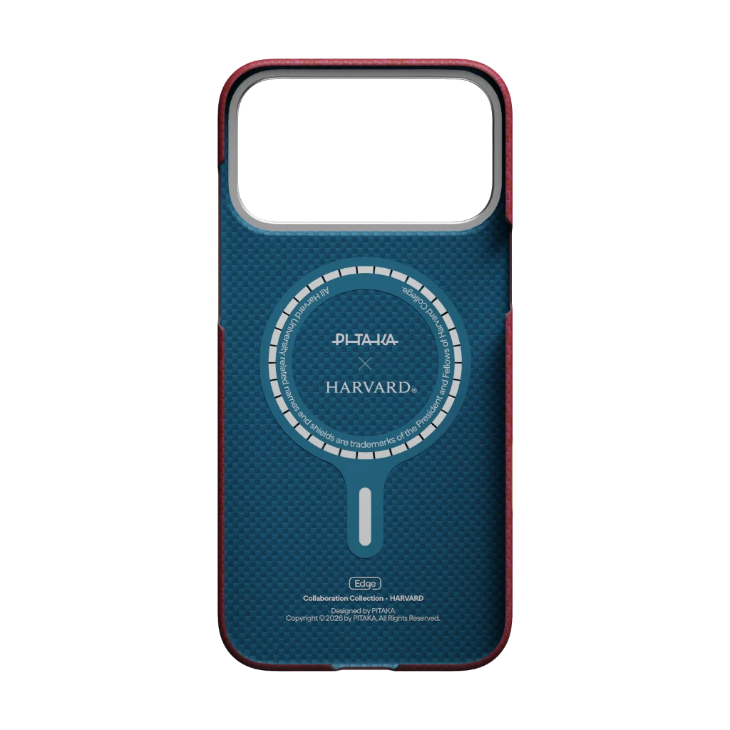 iPhone 17 Pro Edge Case Harvard Crimson (PitaTap™)