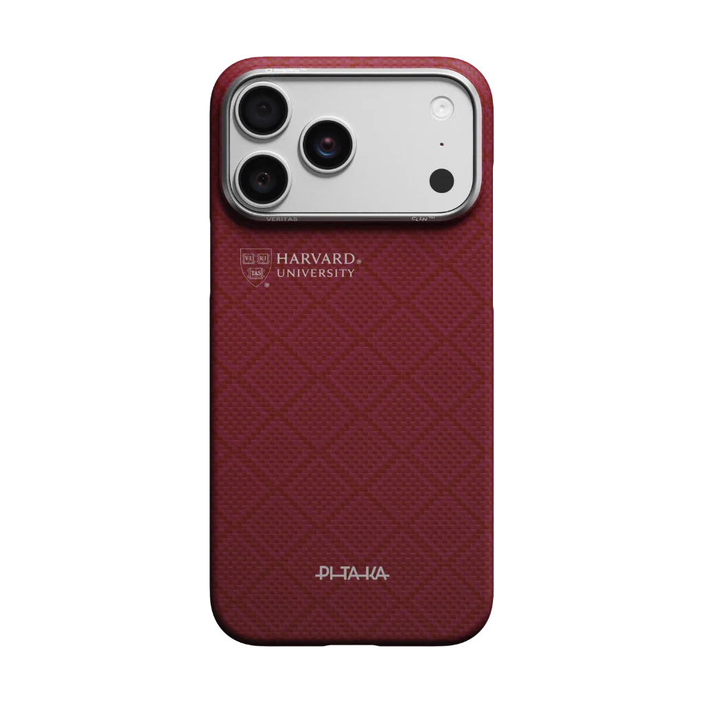 iPhone 17 Pro Edge Case Harvard Crimson (PitaTap™)