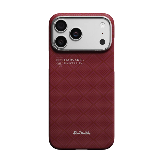 iPhone 17 Pro Edge Case Harvard Crimson (PitaTap™)