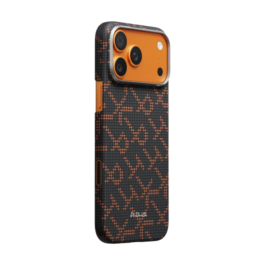 iPhone 17 Pro Max Ultra-Slim Case Leaping - Orange Black