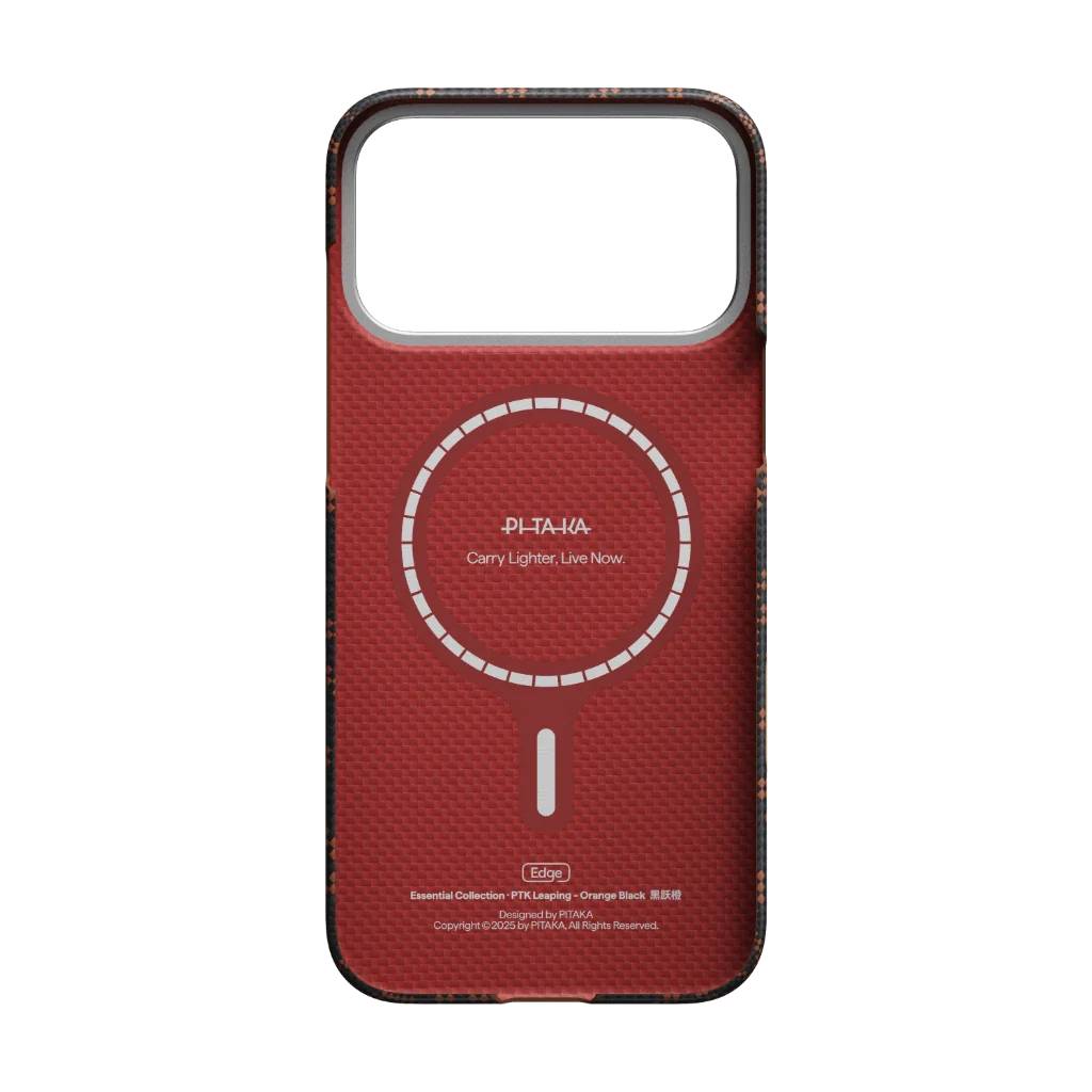 iPhone 17 Pro Max Ultra-Slim Case Leaping - Orange Black