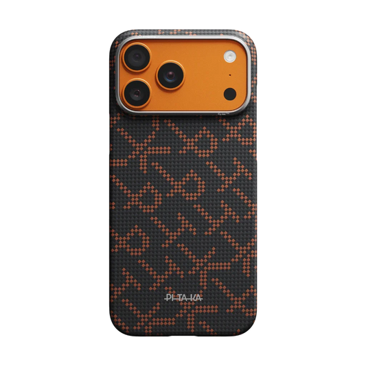 iPhone 17 Pro Max Ultra-Slim Case Leaping - Orange Black