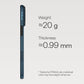 1500D Black/Blue (Twill) (PitaTap™)-iPhone 17 Pro Ultra-Slim Case