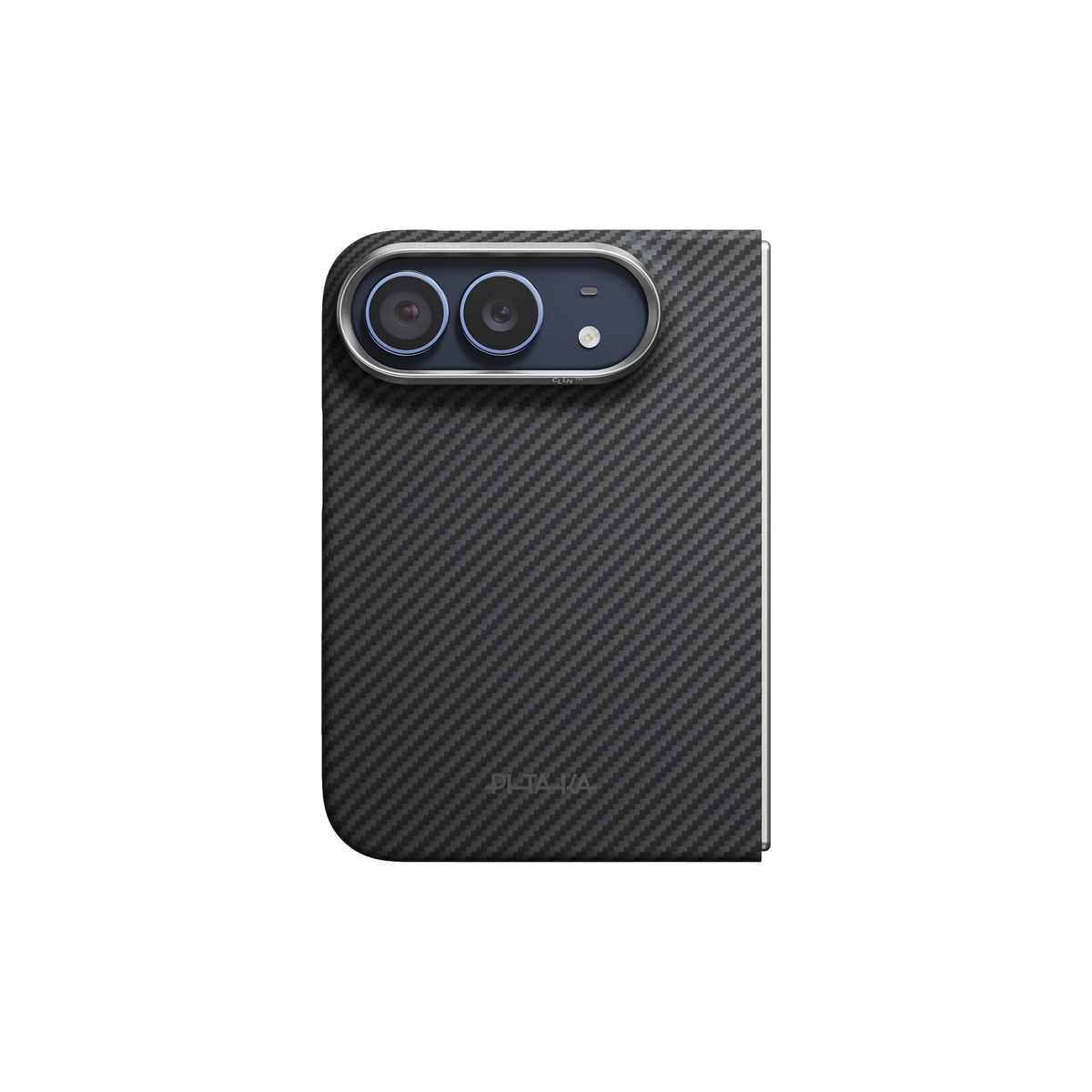 iPhone Duo Edge Case 600D Black/Grey (Twill) (PitaTap™)-(Back Case Only)