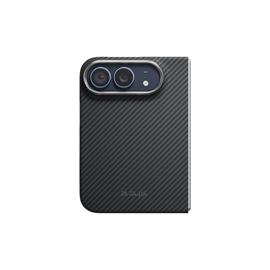 iPhone Duo Edge Case 600D Black/Grey (Twill) (PitaTap™)-(Back Case Only)