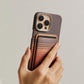 Magnetic Woven Wallet-Sunset