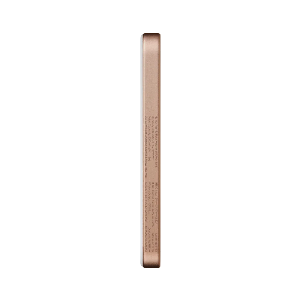 Aramid Fiber Magnetic Power Bank - Golden Glint