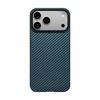 1500D Black/Blue (Twill) (PitaTap™)-iPhone 17 Pro Ultra-Slim Case