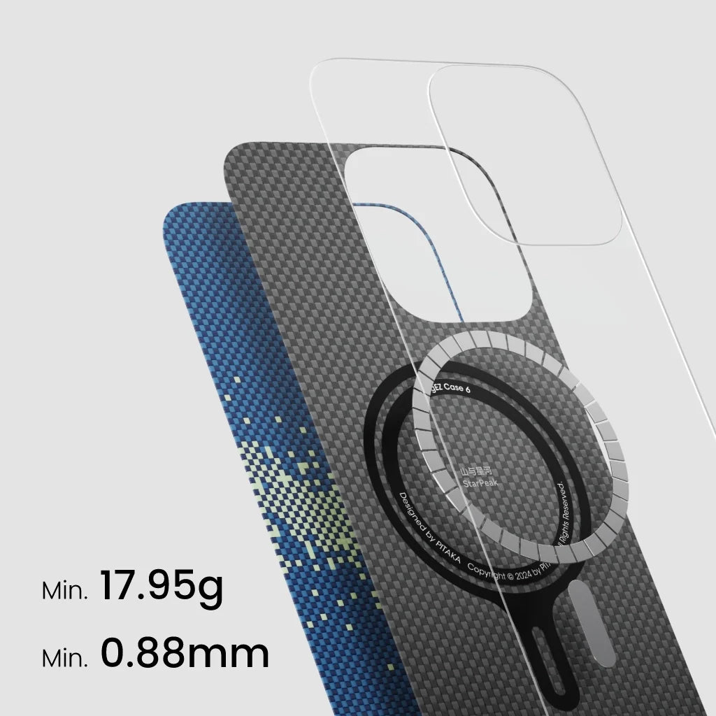 STAR PEAK Ultra Slim - Tactile Woven Case for iPhone 15 Pro